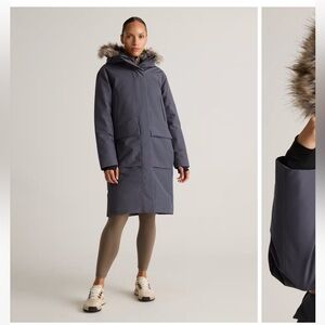 Quince Responsible Down Hooded Long Parka, NWOT , S